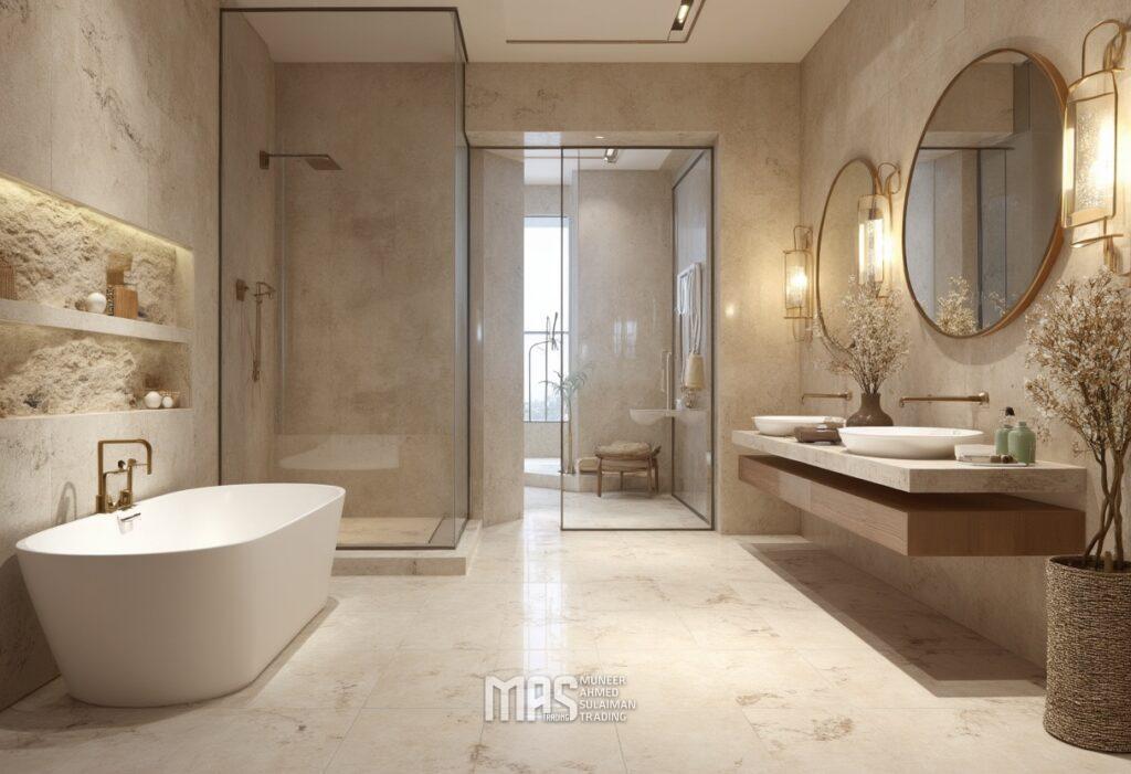 Marble, Porcelain, or Granite? Choosing the Right Stone for Your Muscat Home 2 beautifully designed space showcasing both natural