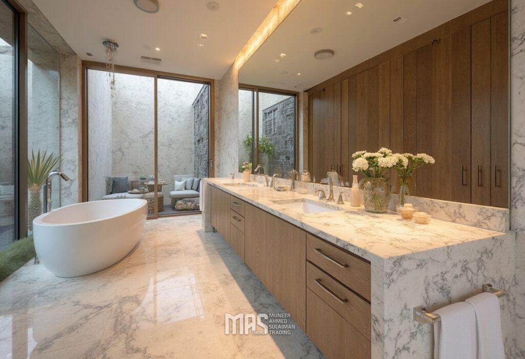 Marble, Porcelain, or Granite? Choosing the Right Stone for Your Muscat Home 4 granite countertop highlighting its natural beauty