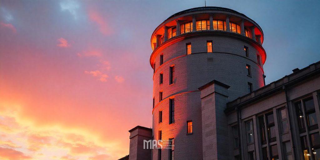 Understanding EPDs: Why Natural Stone Stands Out in Sustainable Building 4 A photograph of the Opera Tower in Frankfurt highlighting its natural stone facade and interior