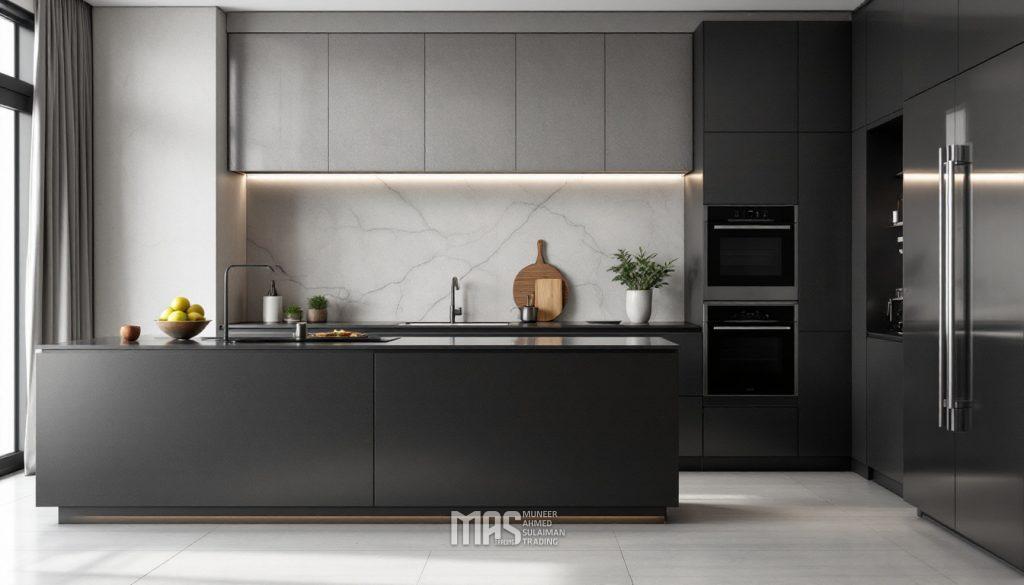 Porcelain vs. Ceramic: Which is Ideal for Your Needs in Oman? 3 freepik a sleek modern omani kitchen featuring porcelain c 74054