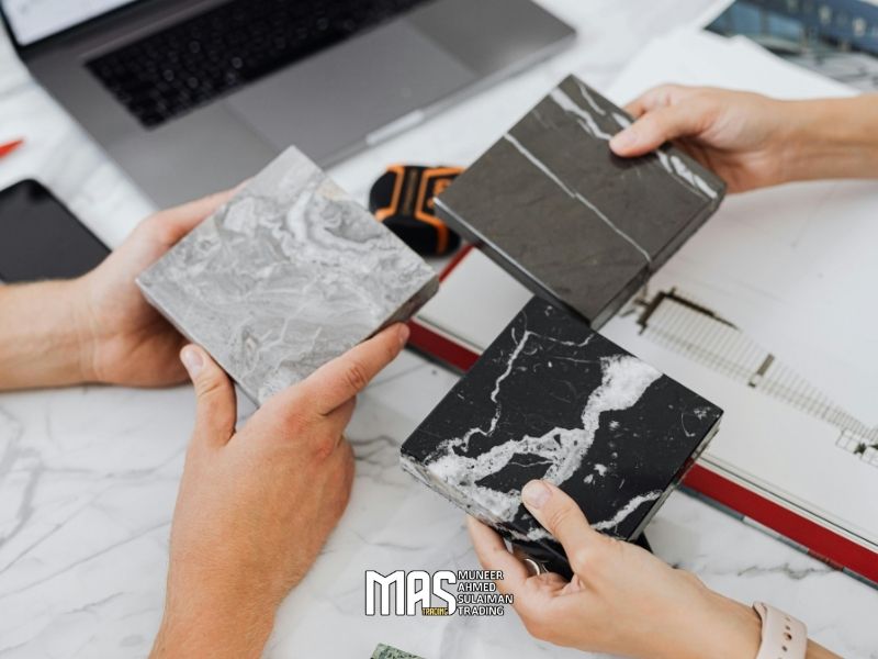 أسعار بورسلین في مسقط: فخامة بلا حدود بخصم حصري ٢٠٪ حتى نهاية فبراير ٢٠٢٦ 4 التكامل بين الرخام و بورسلین